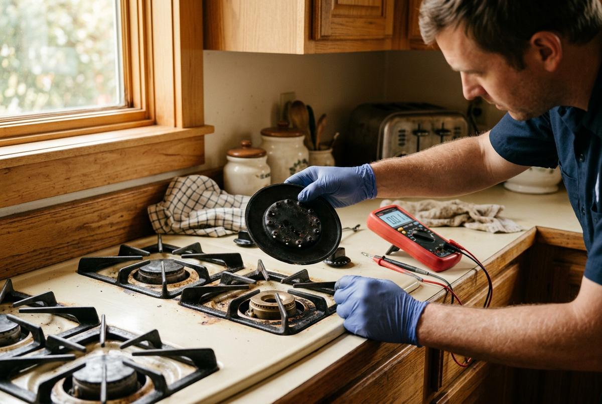 Stove & Range Repair technician working in Montgomery, AL